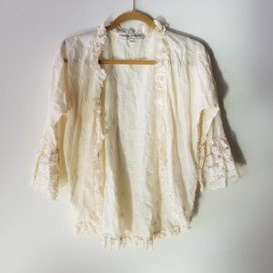 What Goes Around Comes Around Embroidered Cardigan